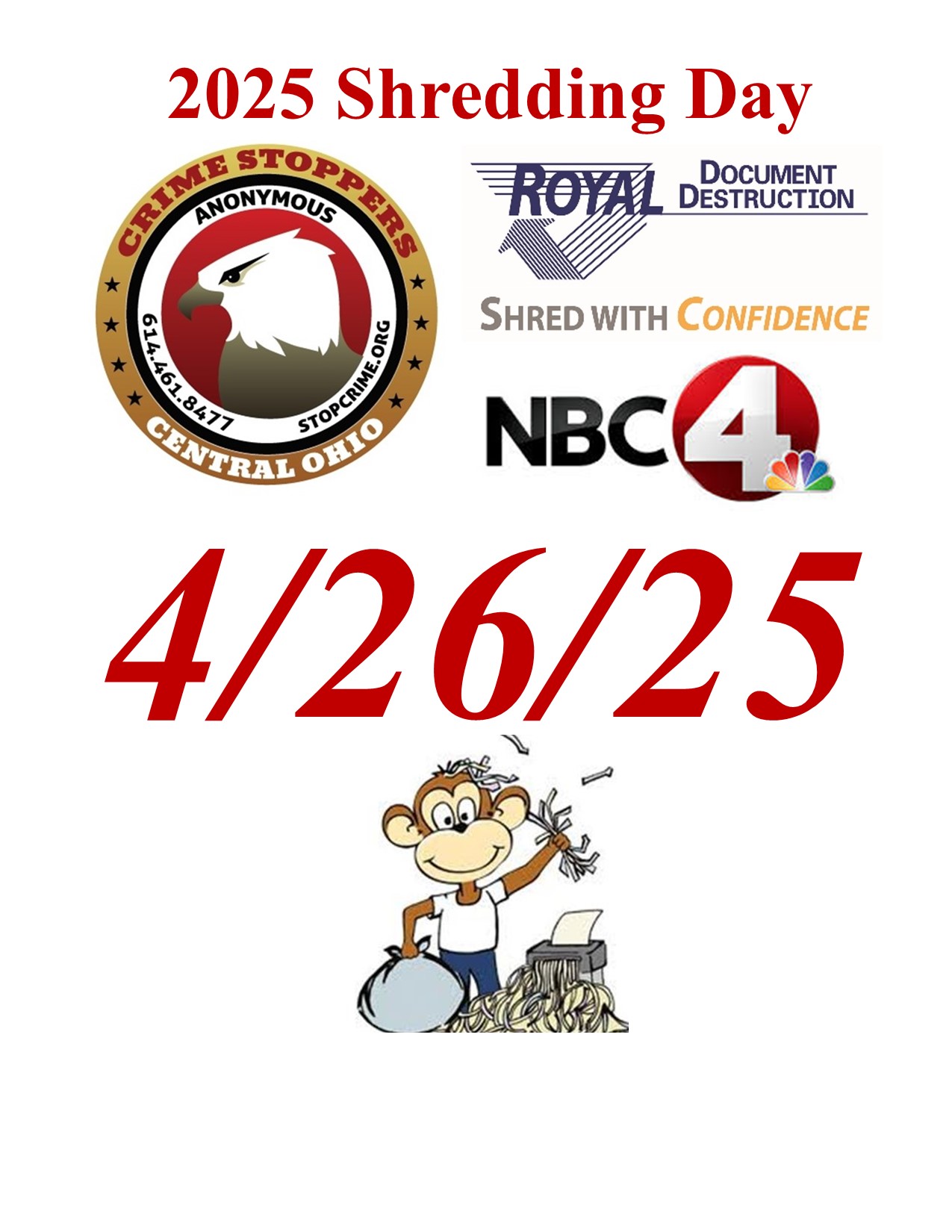 Mark Those Calendars....April 26, 2025 is the day! Get those 5 boxes ready! 