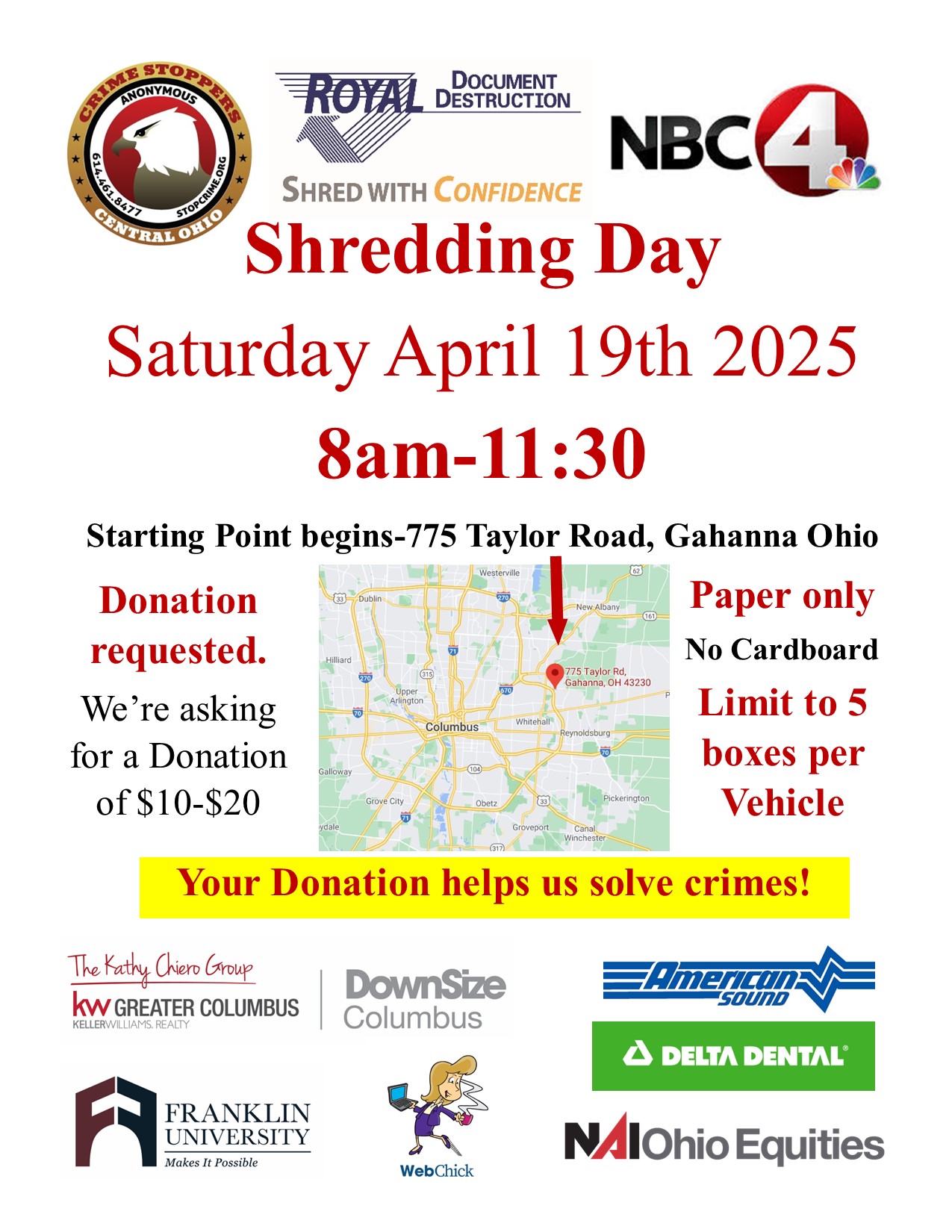 Annual
Shredding Event